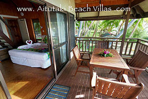 the beach villa veranda