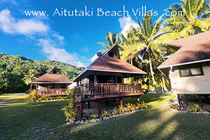 view of Beach View and Lagoon View villas from the beach front